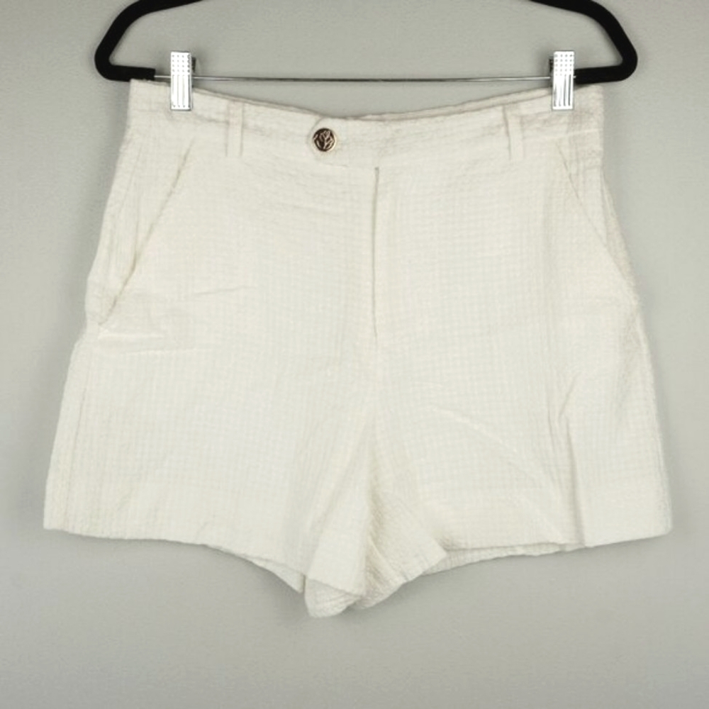 Draper James‎ RSVP White Woven Shorts Size 12